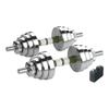 Pure Steel Adjustable Dumbbell Barbell Set