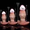 SML Anal Dildo Plug Sex Shop Women Men Realistic Glans Penis Wear Butt Plug Silicone Sex Toys Anal Plug Masturbators 18+