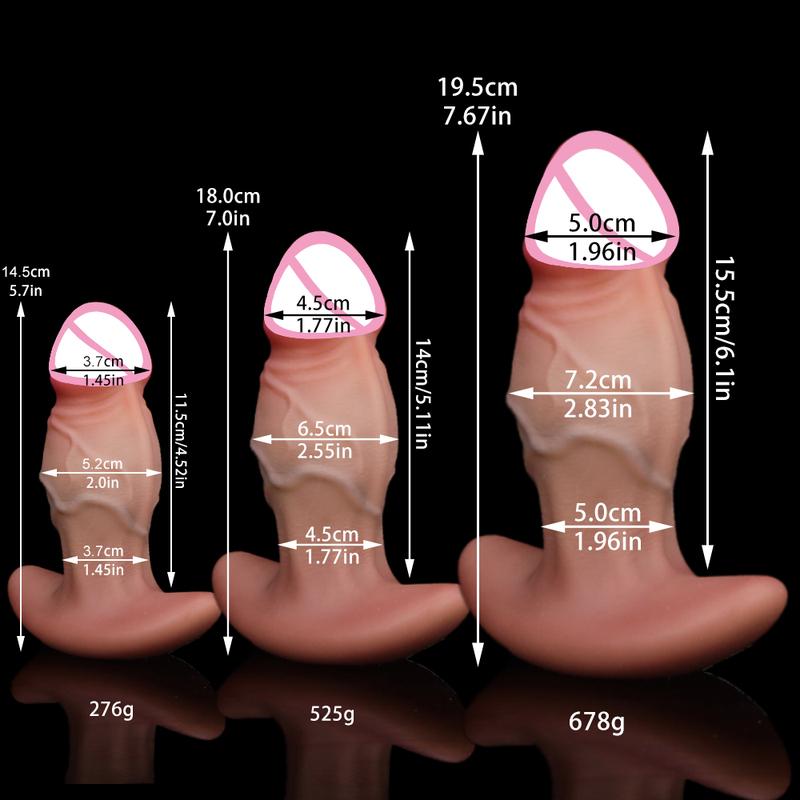 SML Anal Dildo Plug Sex Shop Women Men Realistic Glans Penis Wear Butt Plug Silicone Sex Toys Anal Plug Masturbators 18+