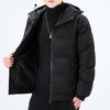 Winter New Trend Feather Rong Padded Jacket Men's Jacket Hooded Padded Jacket Thickened Large Size Men's Jacket