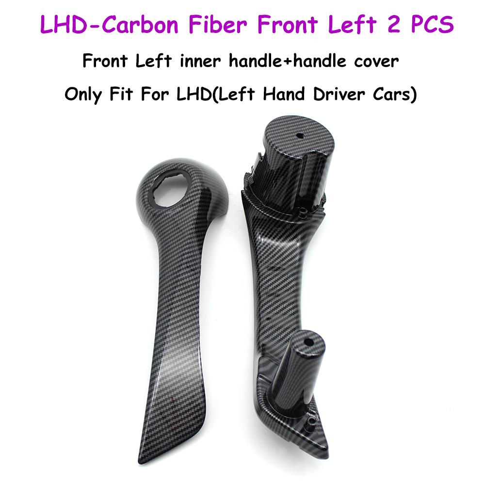 LHD 2/4PCS Koleos I Car Interior Door Front Left Right Pull Grab Inner Handle With Outer Cover For Renault 2008-2016 80945JY50A
