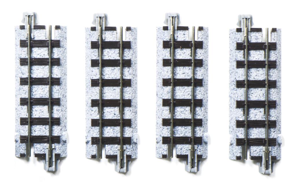 KATO Narrow Gauge Unitrack Straight Track 62mm Model Railway Supplies (4 Pieces) 52-140 -