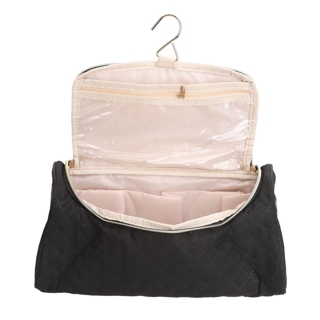 Hair Curler Travel Bag with Hanging Hook Large Capacity Zipper Pocket Hair Tools Storage Case