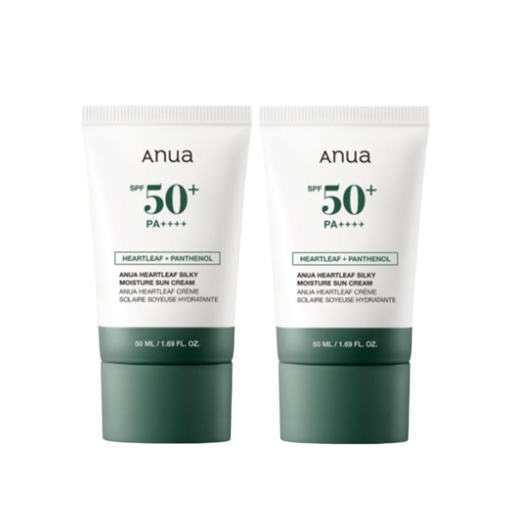Anua Heartleaf Silky Moisture Sunscreen SPF50+ PA++++ 50ml