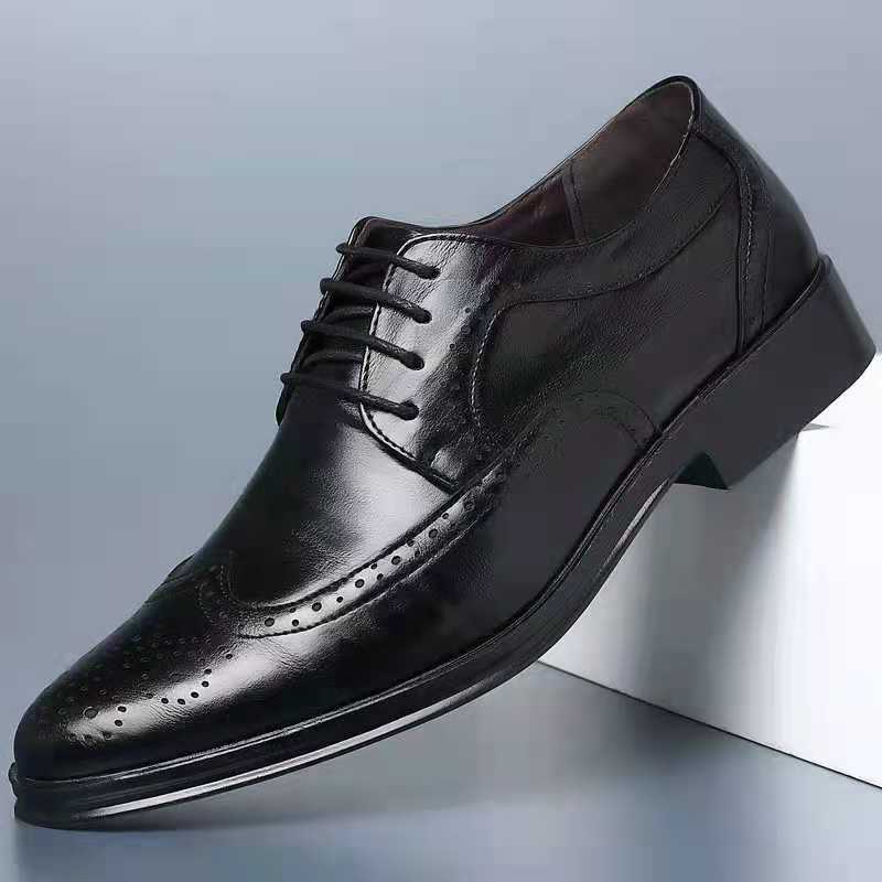 Spitze Herrenschuhe Offizielle Gesellschaftsschuhe für Herren Atmungsaktiv im Sommer Trend Elegant und klassisch Günstiger Ausverkauf