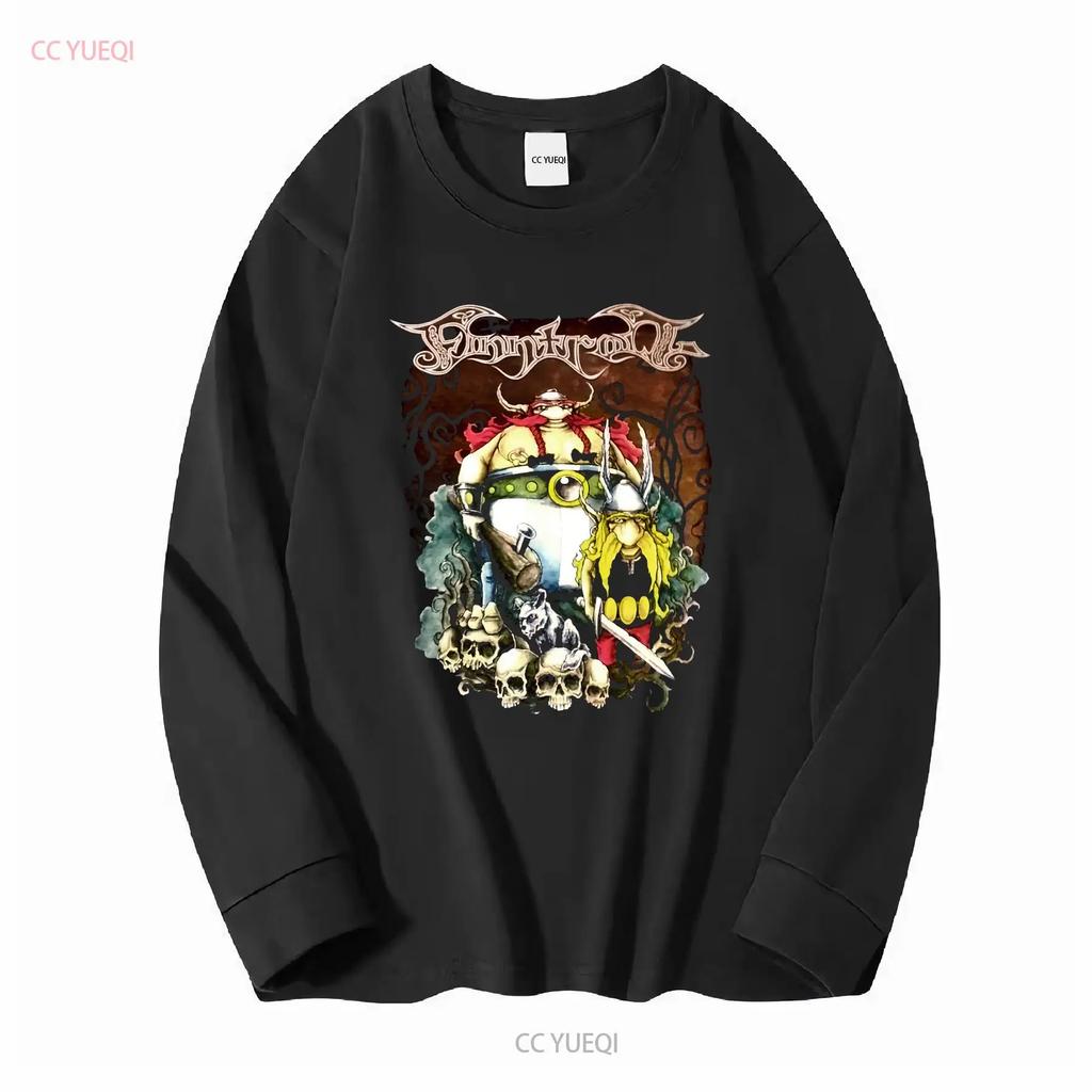 Ny 323239 Finntroll Viva La T-shirt Storlek S 5XL lång- eller kortärmad vintage Tvättad Unisex Bekväm streetwear Stretchig