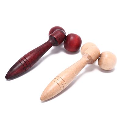 Holz Ball Roller Massager Werkzeug Sohle Massage Hand Gesicht Körper Entspannen