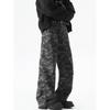 51 Hip-hop Fashion Brand Multi-pockets Camouflage Jeans Men's Vintage Loose Wide Leg Trousers Straight Cargo Pants