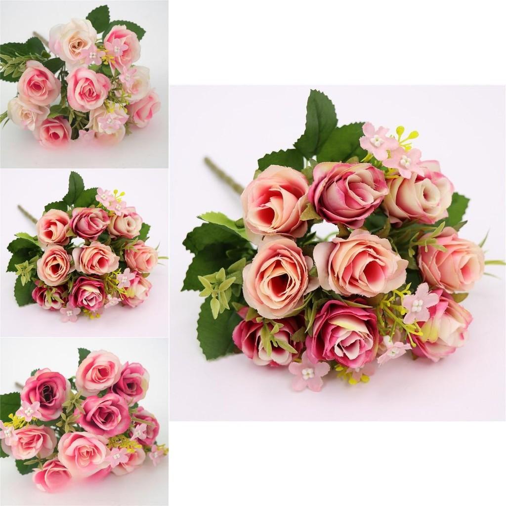 Elegant Silk Rose Artificial Flower For Home Decor And Wedding Arrangements