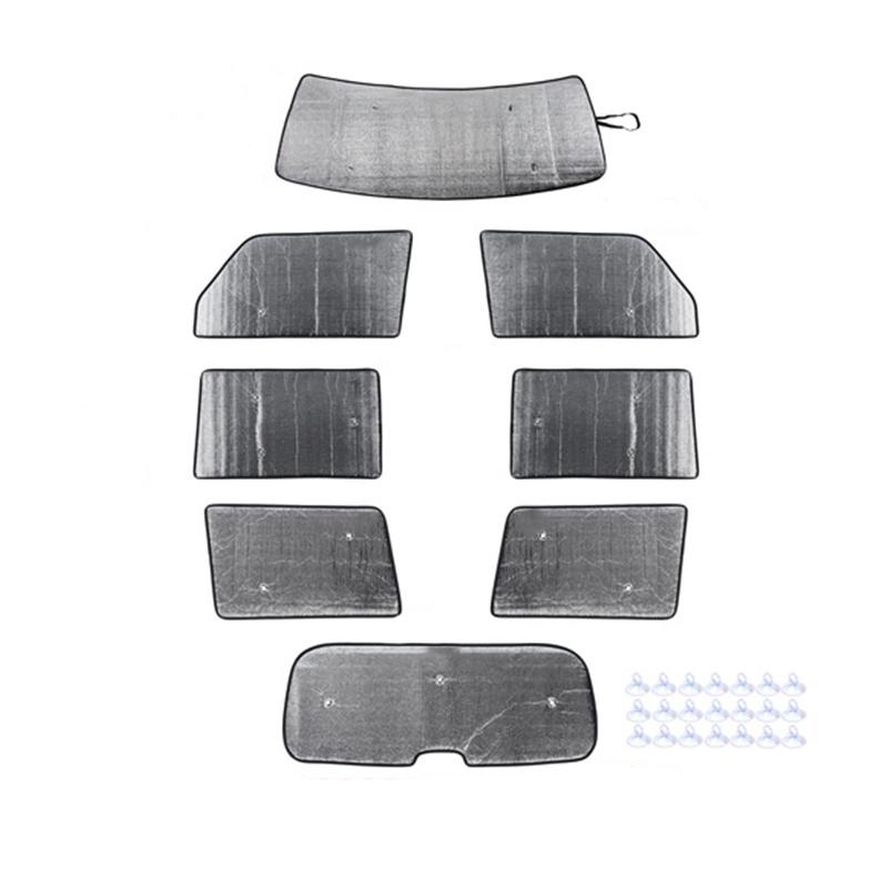 Jecar Front Rear Windshield Sunshade Cover