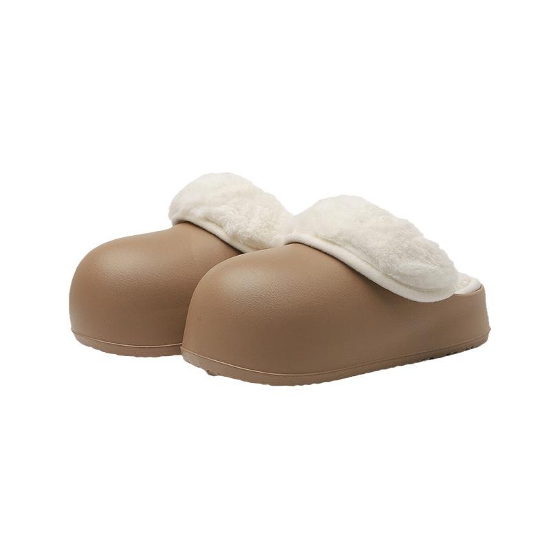 Astro Boy waterproof cotton slippers women and men simple autumn and winter home household warm indoor and outdoor thick-bottomed cotton slippers