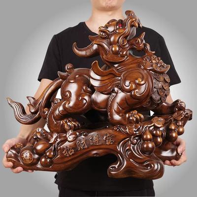 Resin Pixiu Sculpture Decor, Office Desktop, Lucky Money, Home, Living Room, TV Cabinet Ornaments, Crafts Gift