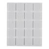 Podkładki Filcowe Samoprzylepne, Białe 20x20 Mm, 20 Szt.