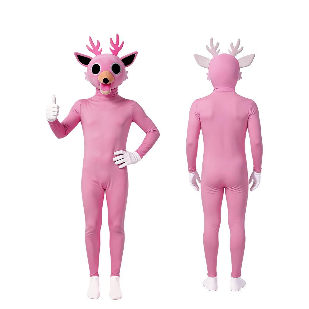 CrossC Forest 99 Nights Children's Deer Monster Cosplay Jumpsuit