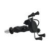 Motorcycle Phone Holder Fork Stem Mount GPS Navigation Bracket with USB Charger for BMW F900XR Yamaha Tenere700 Cellphone Stand
