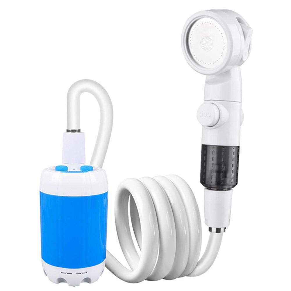 Portable Camping Shower Rechargeable Shower Pump Easy Setup Accessories