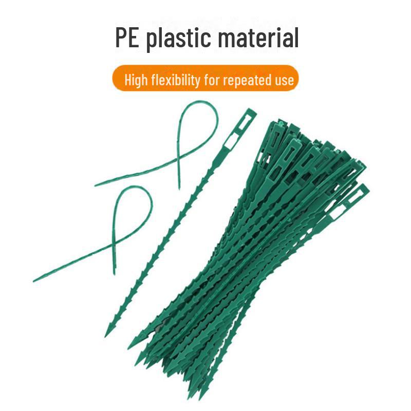 Multi-Purpose Green Garden Fishbone Tie Belt