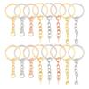 10pcs/Lot Iron Key Rings Blank Keyring Keychain Split Ring Keyfob Key Holder Rings DIY Findings Making Keychain Accessories