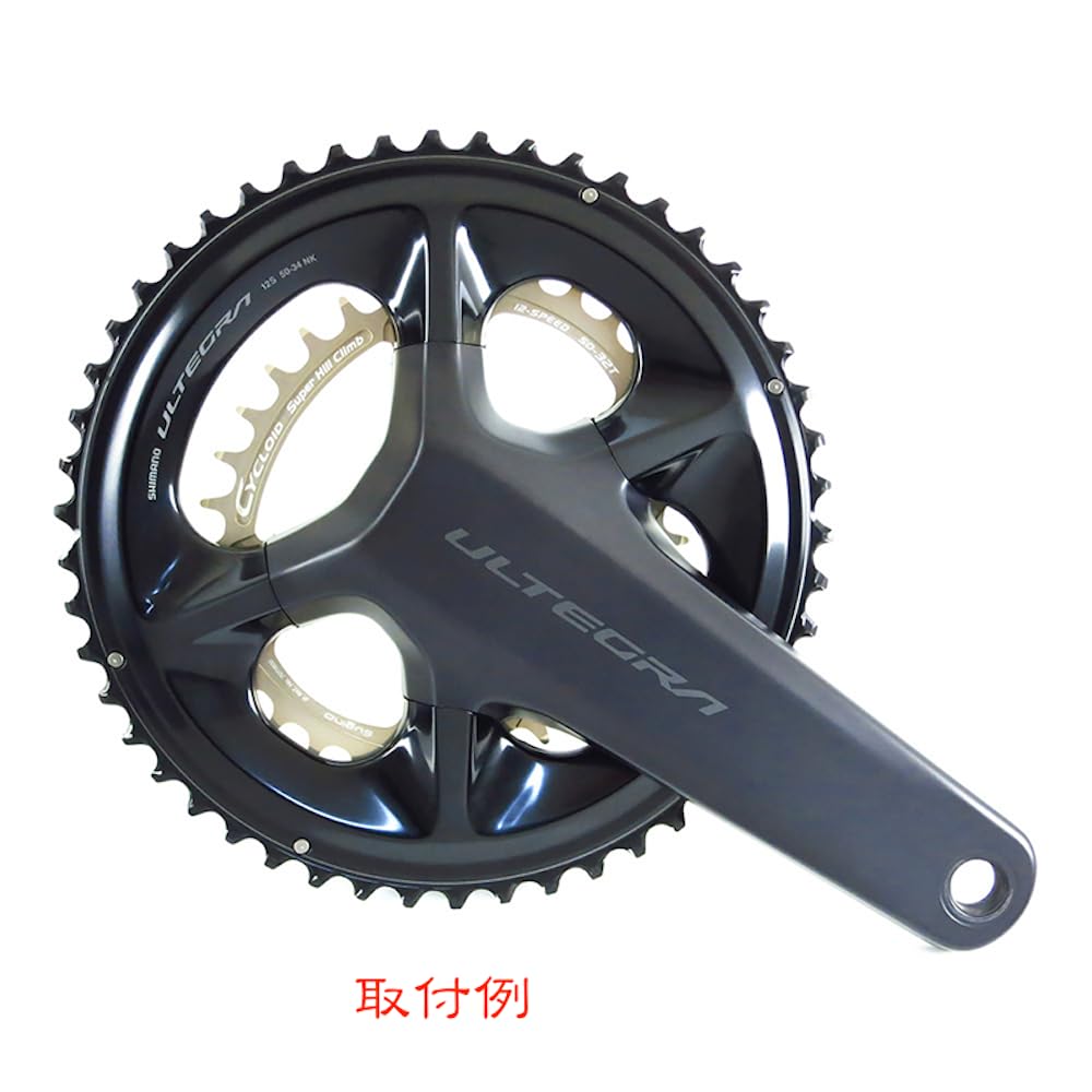 Sugino Engineering Bicycle CYCLOID SHC Shimano 12S Compatible Chainring 32T Black CY4-SHC