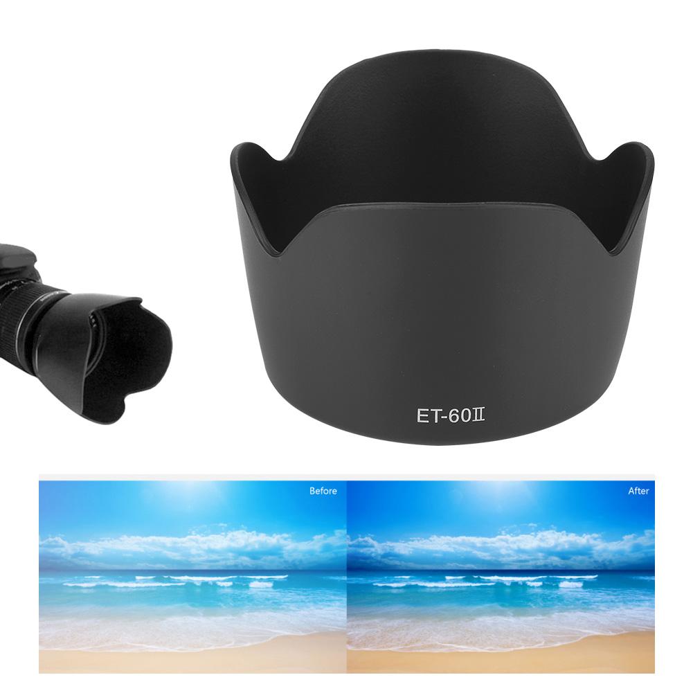 ET-60II Gegenlichtblende für Kameramontage für Canon 75-300mmf 4-5.6III USM EF S 55-250mm IS Objektiv(ET-60II )