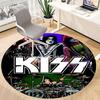 1ks KISS Hudební Kancelářský Kulatý Koberec, Pod Kancelářské Židle Ložnice Obývací Pokoj Domácí Dekorace  a1016285