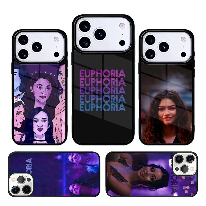 American TV Series Euphoria Phone Case Cover for IPhone 11 12 13 14 15 16e 17 Pro Max Coque for IPhone 17 Air