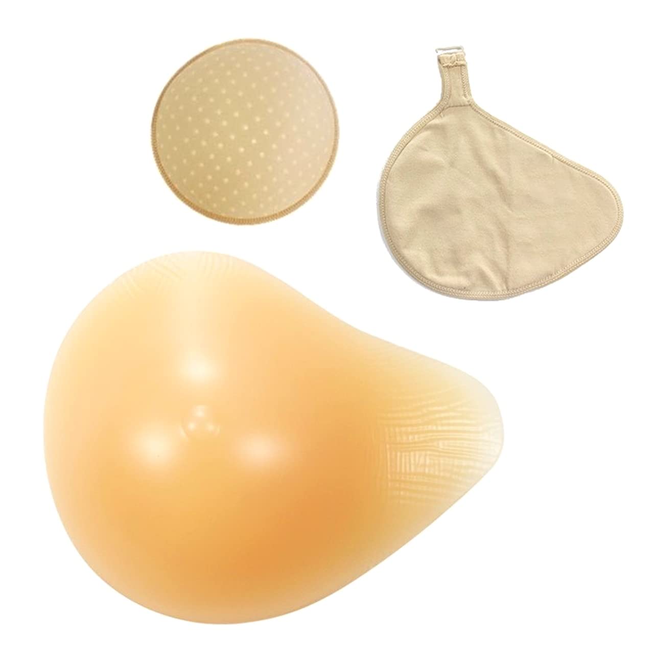 

Искусственный спиральный силиконовый защитный бюстгальтер слева с раком груди, коррекция бюста, левая грудь с [Mikopuera] грудями, вкладышами, накладками, вкладышами, 3 шт. бежевый