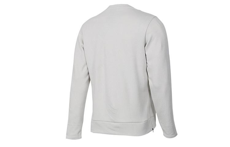 Adidas Sweatshirts Men's Gray Crew Neck Moderate Regular DW4671
