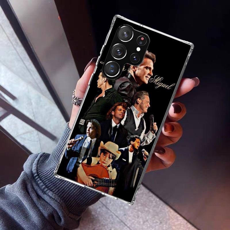L-Luis M-Miguel Singer Phone Case For Samsung Galaxy S23 S24 S25 Edge S26 Ultra S22 + S21 Plus S20 FE Cover Silicone Print Shell