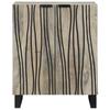 Sideboard White 60 x 33.5 x 75 cm Solid Mango Wood