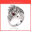 Exquisite Silver Cool Punk Animal Ring Eagle Biker Ring Fashion Jewelry For Men Women
