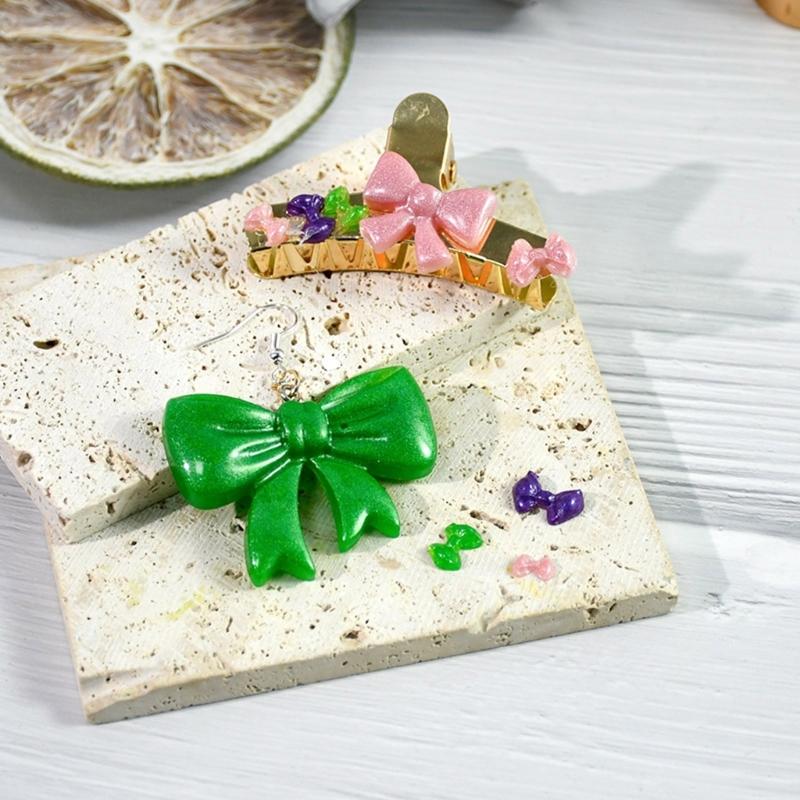 Flexible Silicone Mold for Creating Butterfly Hair Accessories Bracelet Key Chain Pendant Epoxy Mould Jewelry Supplies