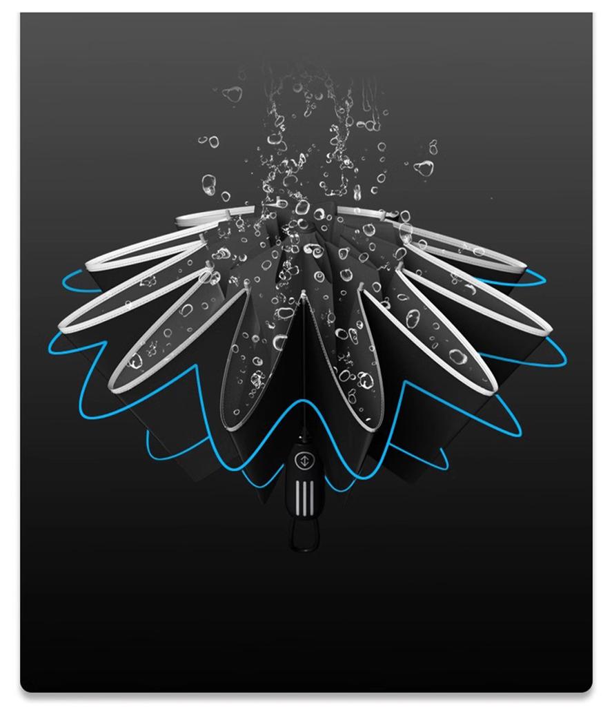 New Automatic Folding Umbrella Household Large Automatic Male Student Car Reverse Direction Umbrella Female Sunny and Rainy Suns