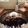 Magic School Adventure Round Rug for Livingroom,Bedroom, Palyroom, Chair Rug, Area Rug, Circle Carpet, Large Size Fan Christmas Gift