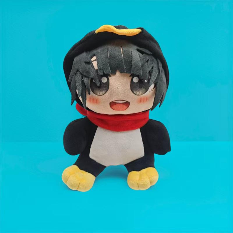 Bambola Peluche Pinguino Kawaii Calda Carina Gugu Gaga Meme Animale di Peluche Morbido Giocattolo di Peluche Regalo di Compleanno per Bambini Fan Bambola Zaino