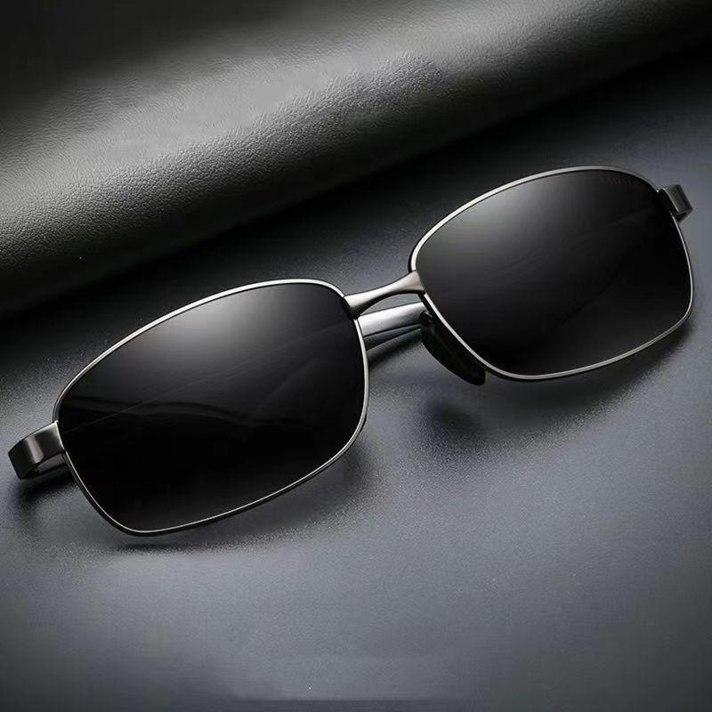 Metal Fishing Polarized Sunglasses Driving Color-Changing Sunglasses Uv-Proof Men'S Sunglasses