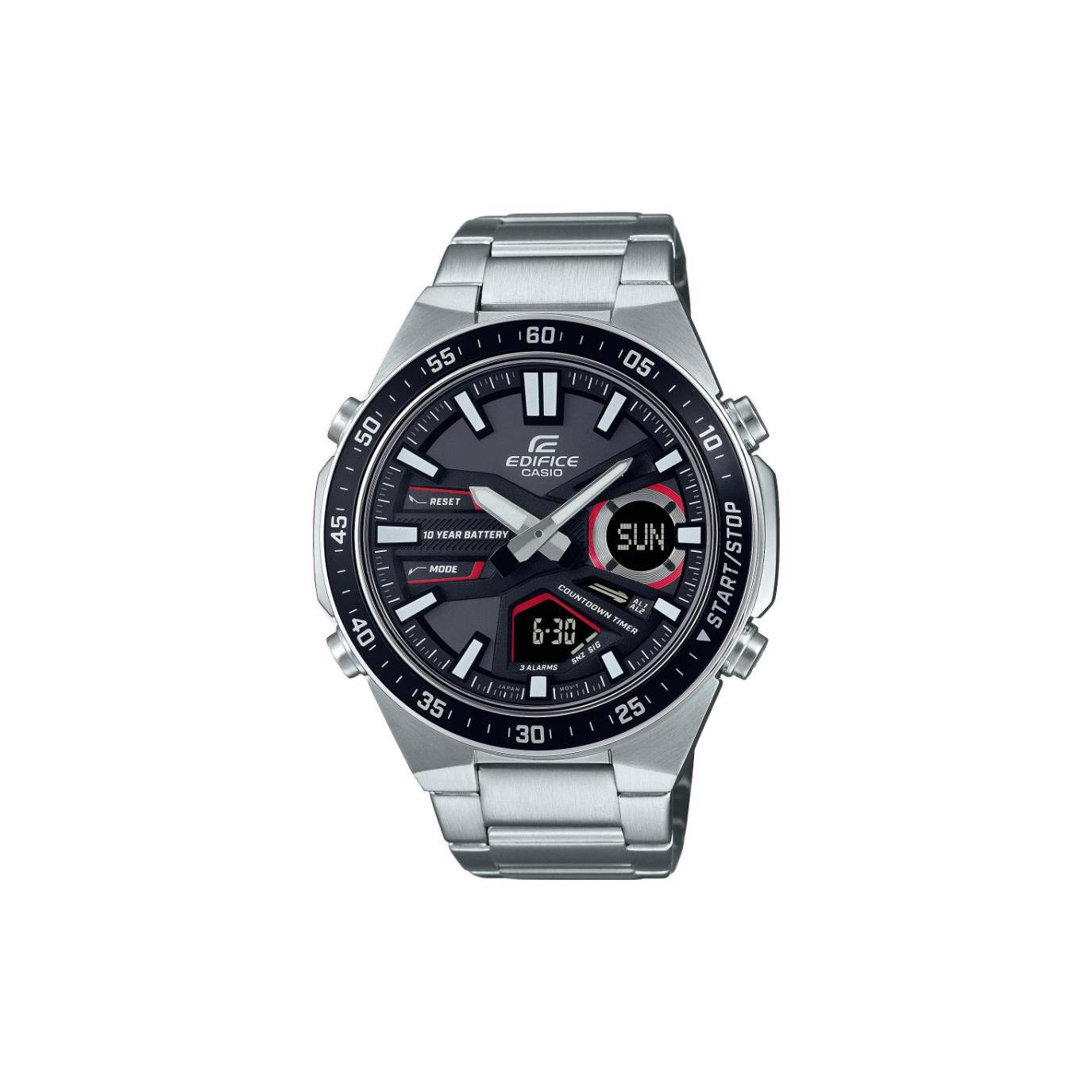 CASIO Men EDIFICE 51.3mm Black Watch EFV-C110D-1A4V EFV-C110D-1A4V Black Dial