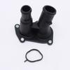Long Lasting Coolant Flange Thermostat Water Pipe Maintenance For 1493599 Enhances Performances Efficient Engine Cooling