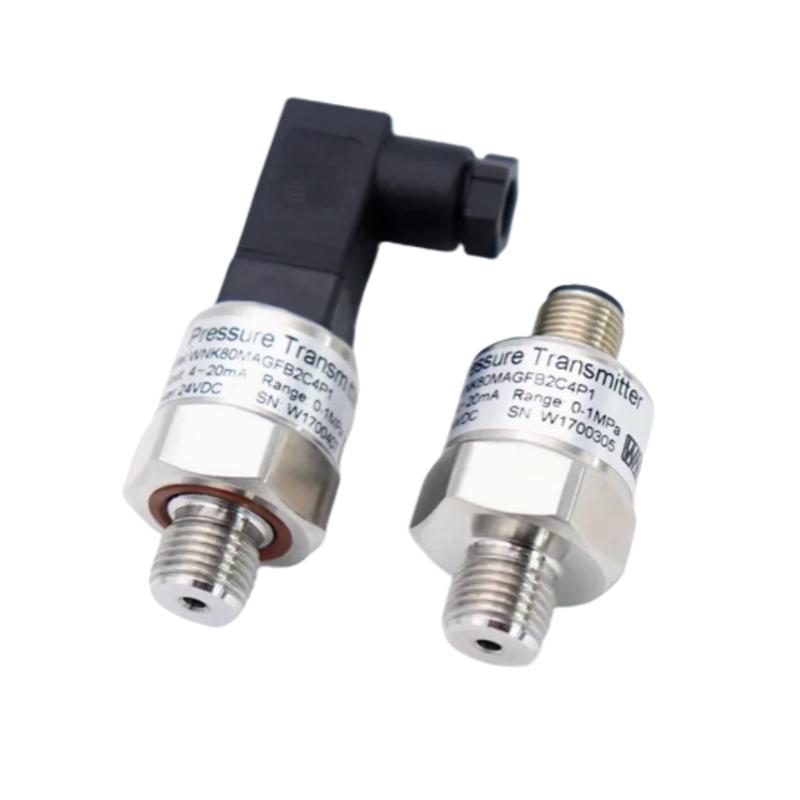 Threaded 0-1MPa Pressure Sensor - Customizable 4-20mA Output - Water/Oil Media - IP67