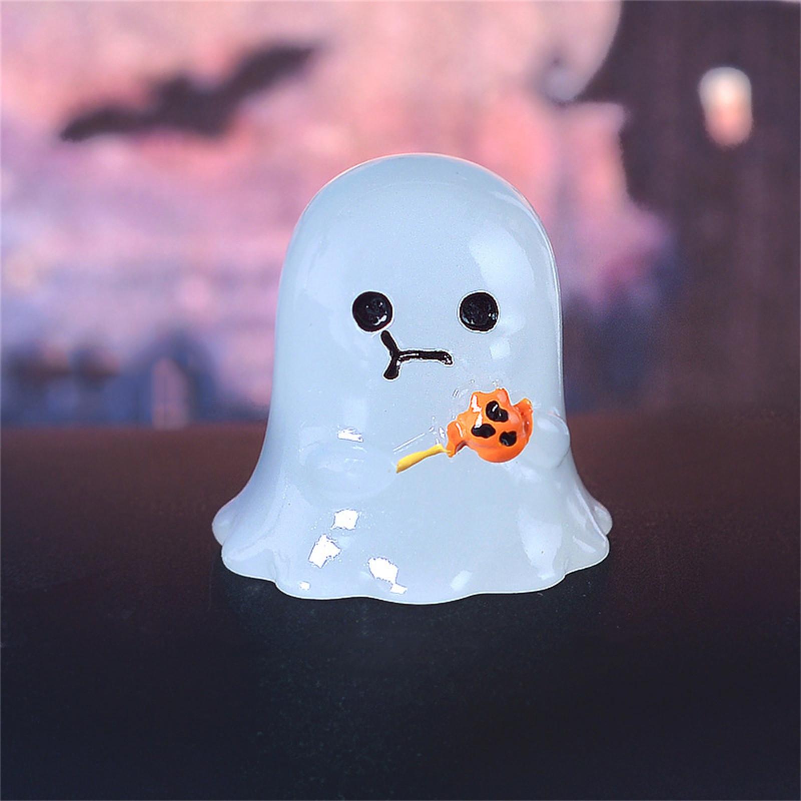 

Декор стола на Хэллоуин, фигурки для сада на Хэллоуин, симпатичные миниатюрные фигурки из смолы, декорированные украшения для вечеринки на Хэллоуин своими руками One Size