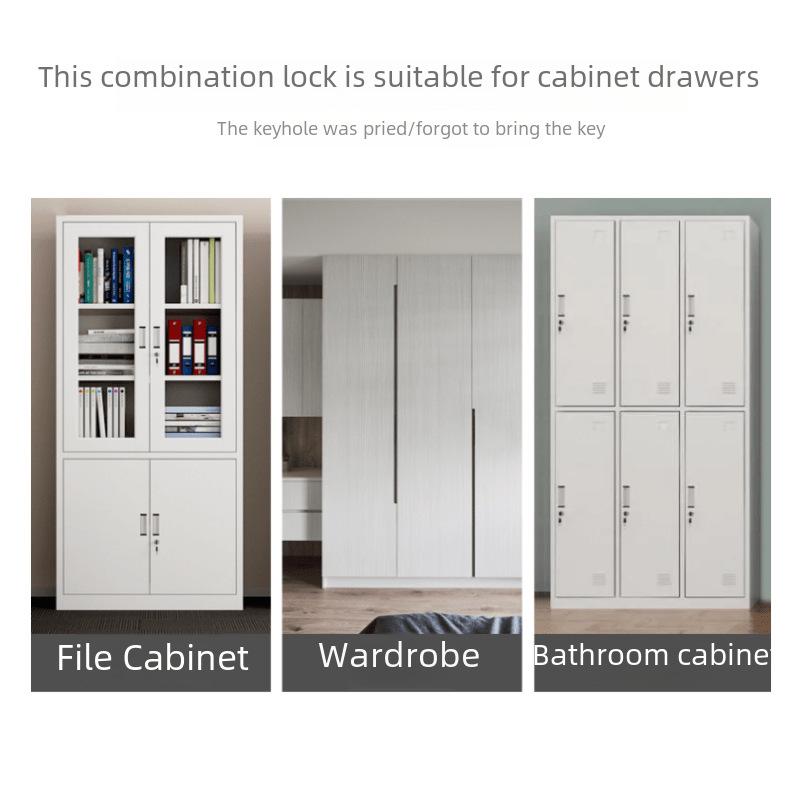 Zinc Alloy Mechanical Combination Cam Lock for File Cabinets, Electrical Boxes & Mailboxes