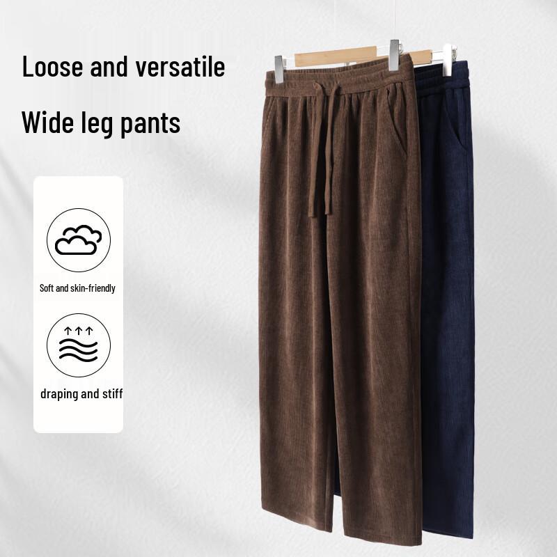 Jeanswest Men's Autumn Wide-Leg Casual Pants