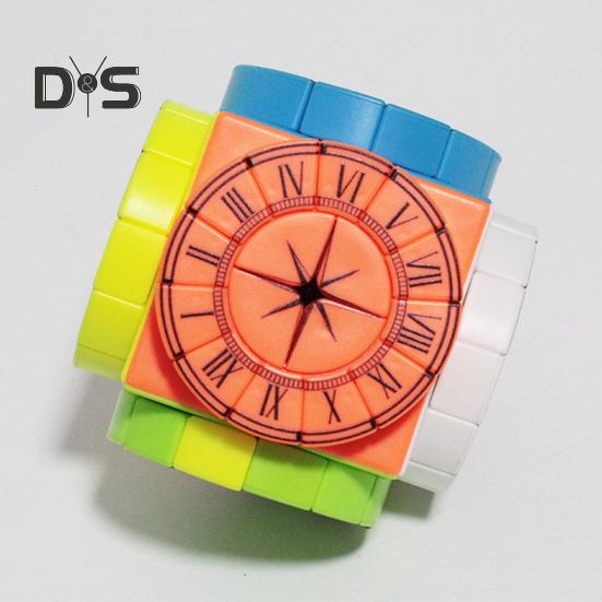 Time Machine Speed Cube UV Tisk Bez nálepek Číslovaná kostka Trénink koncentrace Přenosná Děti Dospělí Začátečníci Vzdělávací Puzzle Kostka Hračka