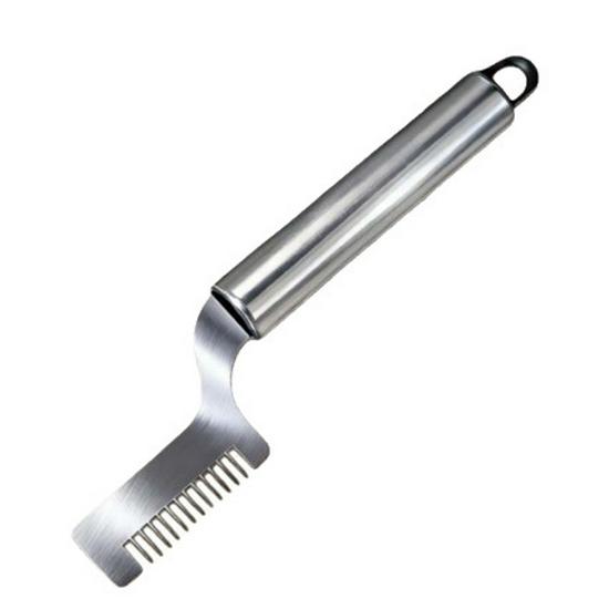 Zwiebel- und Frühlingszwiebel-Schneider: Edelstahl Julienne-Schneider Küchenhelfer