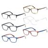 6er-Pack Lesebrillen für Damen Herren Lesehilfe für presbyope Brillen Modischer ultraleichter Rahmen Verstärker