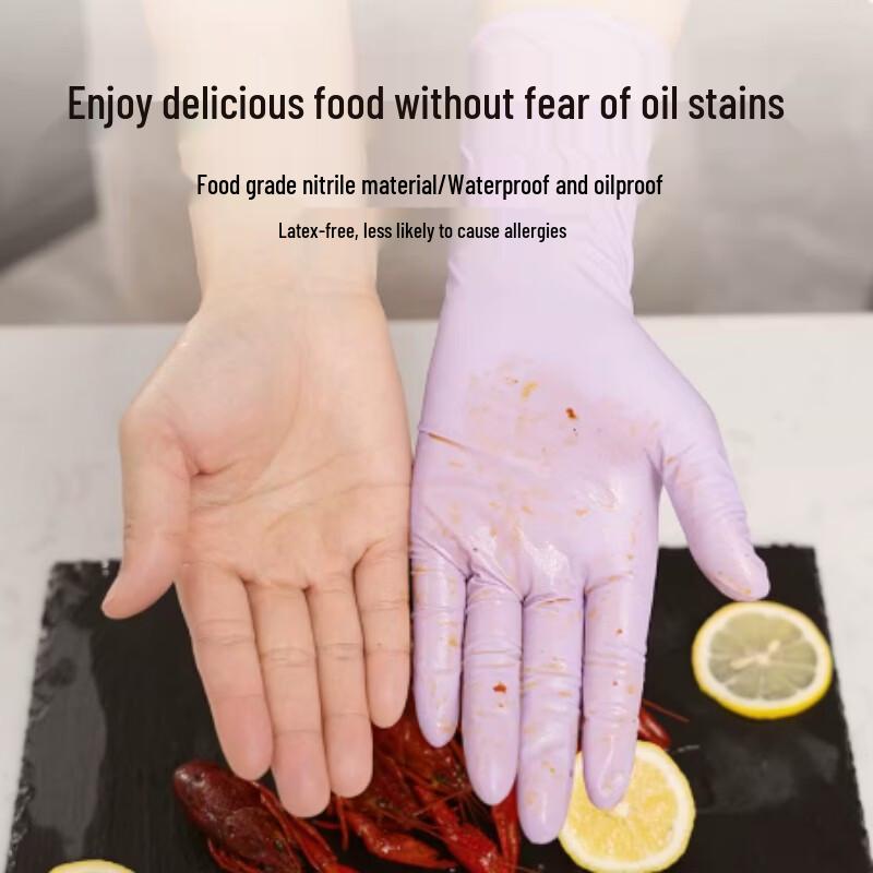 Xingduo Upgraded Dishwashing Nitrile Gloves