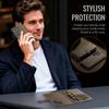 AUTSPACE A05 For Samsung Galaxy S24 Ultra Case Wallet Stand Detachable Leather Magnetic Phone Cover