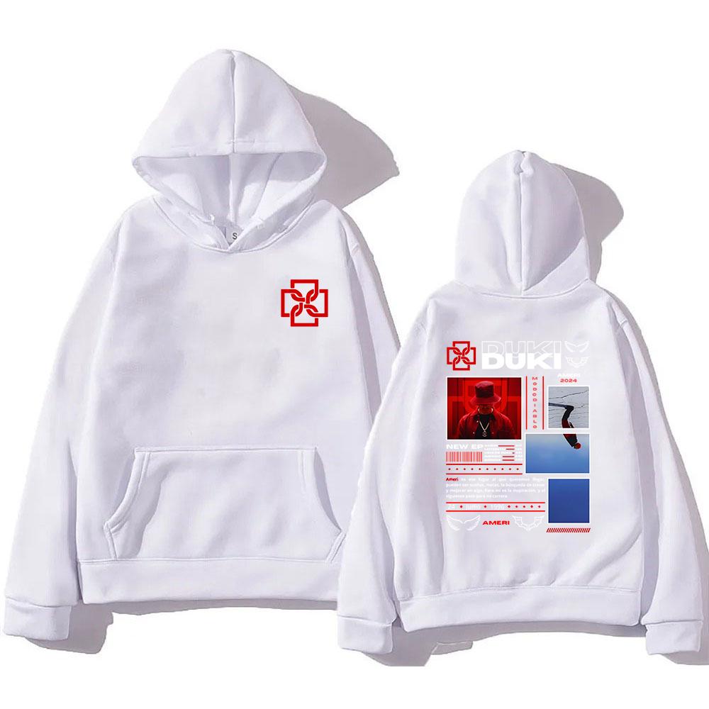 Duki Ameri World Tour Hoodie 2025 Men/women Hoodies Harajuku Unisex Winter Clothes Fleece Pullover Sweatshirt Vintage Fan Gifts