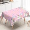 Unicorn Tablecloth Birthday Party Decor Rainbow Unicorn Table Cover Kids Favors Table Cover Girls Baby Shower Party Supplies