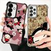 Cartoon Cute Pucca Garu Plating Phone Case For Samsung A17 A07 A37 A57 A16 A56 A15 A55 A14 A54 A13 A53 A26 A36 A25 A35 A24 A34 A